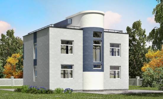 180-005-П Проект двухэтажного дома, просторный дом из блока Иланский | Проекты домов от House Expert
