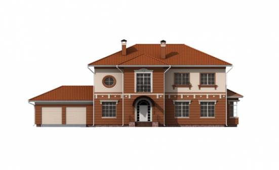 285-001-Л Проект двухэтажного дома и гаражом, огромный дом из кирпича Железногорск | Проекты домов от House Expert