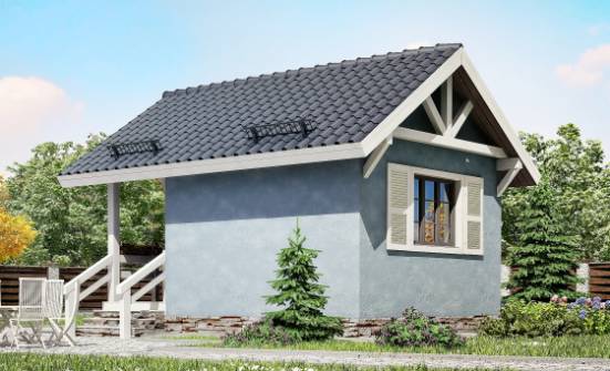 020-001-П Проект одноэтажного дома, красивый домик из дерева Железногорск | Проекты домов от House Expert