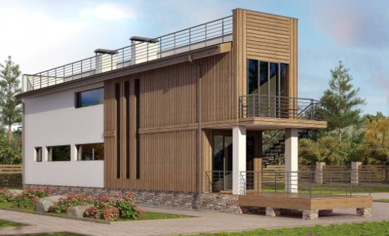 100-003-Л Проект двухэтажного дома, экономичный дом из газосиликатных блоков Минусинск | Проекты домов от House Expert