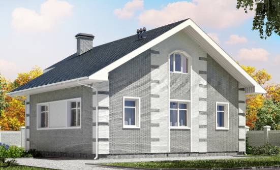115-001-Л Проект двухэтажного дома с мансардой, уютный загородный дом из твинблока Зеленогорск | Проекты домов от House Expert