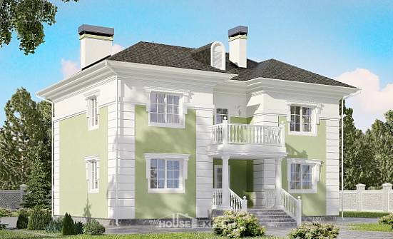 155-005-П Проект двухэтажного дома, экономичный дом из поризованных блоков Железногорск | Проекты домов от House Expert