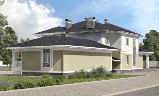 620-001-Л Проект трехэтажного дома, гараж, современный домик из пеноблока Енисейск | Проекты домов от House Expert