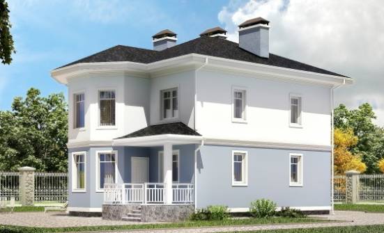 120-001-П Проект двухэтажного дома, доступный дом из твинблока Назарово | Проекты домов от House Expert