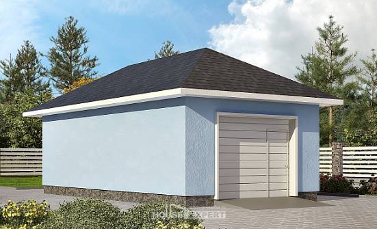 040-001-Л Проект гаража из пеноблока Канск | Проекты домов от House Expert