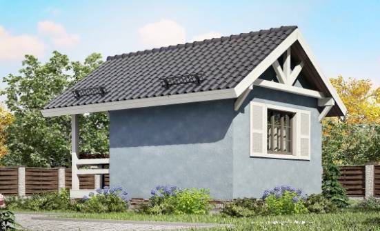 020-001-Л Проект одноэтажного дома, скромный дом из дерева Норильск | Проекты домов от House Expert