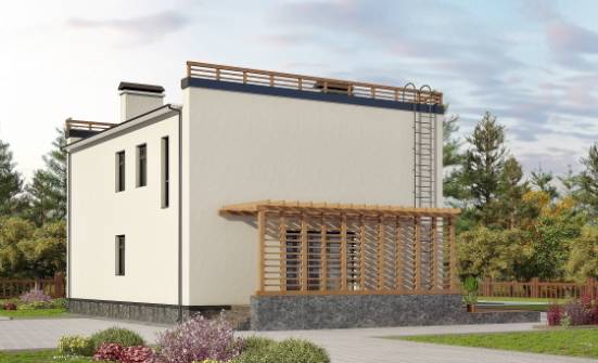 215-002-Л Проект двухэтажного дома, красивый дом из газосиликатных блоков Канск | Проекты домов от House Expert