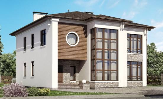 300-005-П Проект двухэтажного дома, современный дом из кирпича Назарово | Проекты домов от House Expert