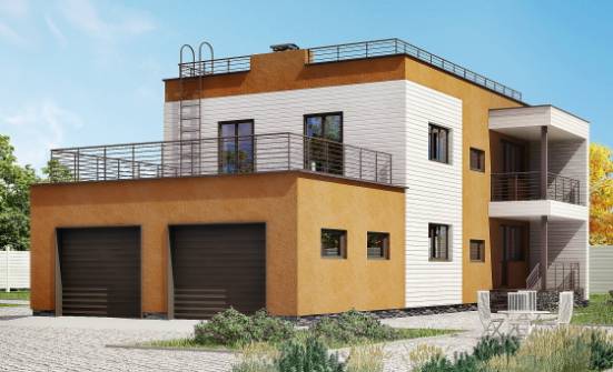 180-012-П Проект двухэтажного дома, гараж, средний дом из кирпича Канск | Проекты домов от House Expert