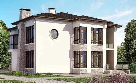 300-005-П Проект двухэтажного дома, современный дом из кирпича Назарово | Проекты домов от House Expert