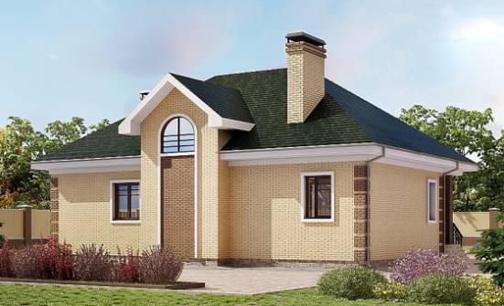 150-013-Л Проект двухэтажного дома с мансардой, классический дом из кирпича Канск | Проекты домов от House Expert