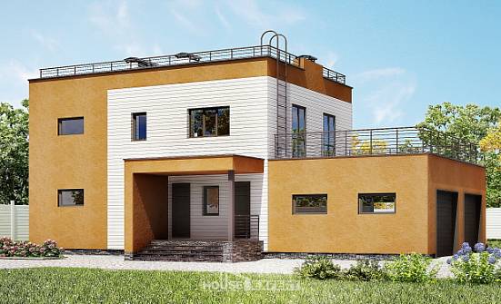 180-012-П Проект двухэтажного дома, гараж, средний дом из кирпича Канск | Проекты домов от House Expert