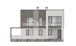 150-017-П Проект двухэтажного дома, небольшой домик из блока Красноярск, House Expert