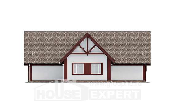 145-002-Л Проект гаража из блока Сосновоборск, House Expert