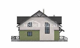 120-003-П Проект двухэтажного дома с мансардой, доступный домик из арболита Канск, House Expert