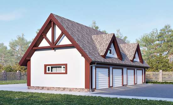 145-002-Л Проект гаража из блока Ачинск | Проекты домов от House Expert